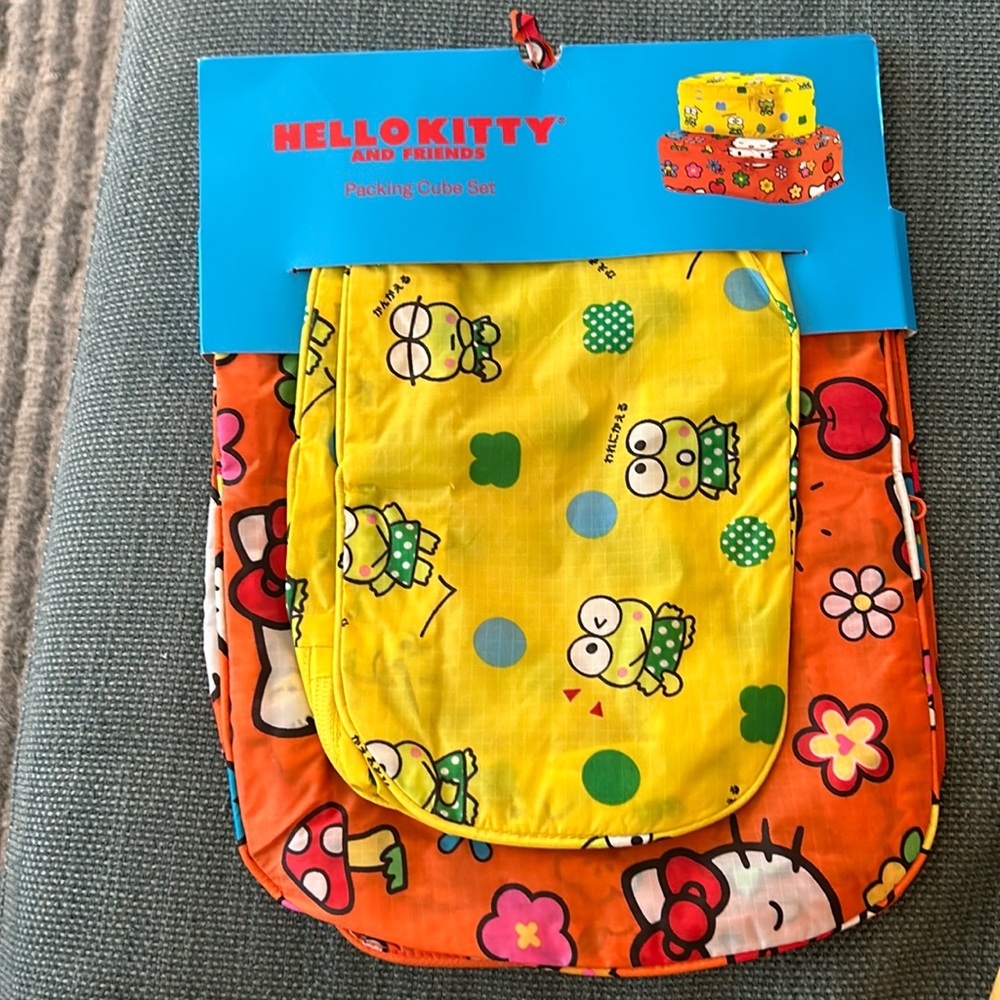 Baggu Hello Kitty and Friends Packing Cube Set NWT